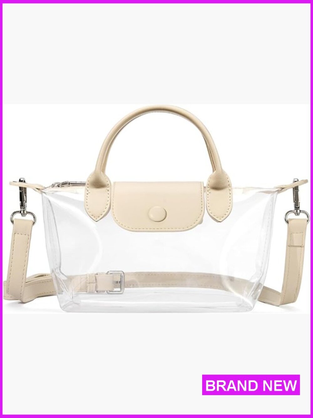 Clear Crossbody Bag Stadium Approved Transparent Purse Concerts Events